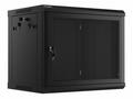 LANBERG Nástěnná jednodílná skříň 19", 9U, 600x450
