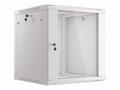 Nástěnný rack 19" 12U 600X600mm šedý flat pack