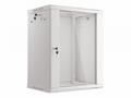 Nástěnný rack 19" 15U 600X450mm šedý flat pack