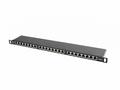 LANBERG PATCH PANEL 24 PORTŮ 0,5U 19" CAT.6 FTP ST