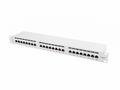 LANBERG PATCH PANEL 24 PORTŮ 1U 19" CAT.6 FTP STÍN