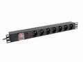 LANBERG NAPÁJECÍ DISTRIBUČNÍ JEDNOTKA (PDU) 19" 1U