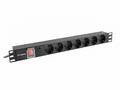 LANBERG NAPÁJECÍ DISTRIBUČNÍ JEDNOTKA (PDU) 19" 1U