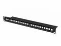 LANBERG PATCH PANEL BLANK 24 PORTŮ 1U PRO MODULY K