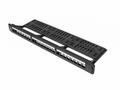 LANBERG 24PORTOVÝ PATCH PANEL 1U S ORGANIZÉREM PRO