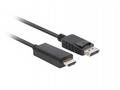 LANBERG DISPLAYPORT(M) V1.1 ->HDMI(M) KABEL 1,8M Č