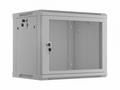 NÁSTĚNNÁ INSTALAČNÍ SKŘÍŇ 19" 9U 600X450 ŠEDÉ PERF