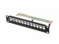 LANBERG PATCH PANEL 12 PORTŮ 1U 10" FTP PRO MODULY