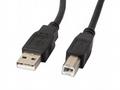 LANBERG USB-A(M)-&gt, USB-B(M) 2.0 KABEL 1M ČERNÝ 