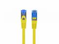 LANBERG PATCHCORD CAT.6A S, FTP LSZH CCA 1M ŽLUTÝ 