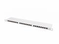 LANBERG PATCH PANEL 24 PORTŮ 0,5U 19" CAT.6 FTP ST