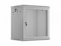 NÁSTĚNNÁ INSTALAČNÍ SKŘÍŇ 19" 12U 600X450 ŠEDÉ PER