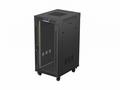 19" VOLNĚ STOJÍCÍ RACKOVÁ SKŘÍŇ 24U 600X800 ČERNÉ 