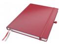 LEITZ Zápisník Complete, A4, linka, červená