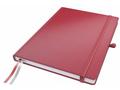 LEITZ Zápisník Complete, A4, linka, červená