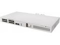 MikroTik Switch, Router CRS418-8P-8G-2S+RM, 8x GbE