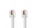 Nedis TCGB90200WT100 - Telefonní Kabel| RJ11 Zástr