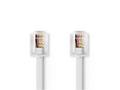 Nedis TCGB90200WT100 - Telefonní Kabel| RJ11 Zástr