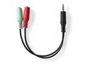 Nedis CAGB22150BK02 - Stereo Audio Kabel | 3,5mm Z