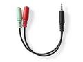 Nedis CAGB22150BK02 - Stereo Audio Kabel | 3,5mm Z