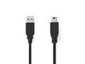 NEDIS kabel USB 2.0, zástrčka USB-A - 5pinová zást