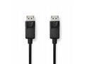 NEDIS kabel DisplayPort, zástrčka DisplayPort - zá