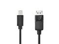 NEDIS Mini DisplayPort kabel, Mini DisplayPort Zás