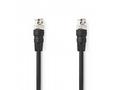 Nedis CVGL01000BK10 - Video kabel BNC | BNC Zástrč