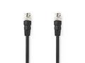Nedis CVGL01000BK10 - Video kabel BNC | BNC Zástrč