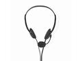 NEDIS headset CHST100BK, drátová sluchátka + mikro