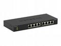 NETGEAR 300 Series GS308LP - Prepínac - základní -
