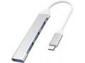 PremiumCord Hub USB-C na USB3.2 A + 3x USB2.0 A, h