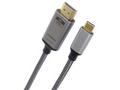 PremiumCord USB-C na HDMI kabel 2m rozlišení obraz