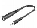 PremiumCord Redukce audio 3,5mm stereojack - 6.35m