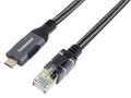 PremiumCord Ethernetový kabel USB-C na LAN RJ45 10