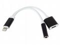 PremiumCord Adapter Lightning na 3,5mm jack audio 
