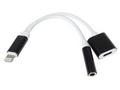 PremiumCord Adapter Lightning na 3,5mm jack audio 