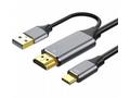 PremiumCord HDMI2.0 na USB-C kabel pro monitory s 