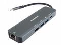 PremiumCord USB-C na HDMI + 2x USB3.2 + PD 100W+ R