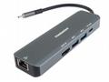 PremiumCord USB-C na HDMI + 2x USB3.2 + PD 100W+ R