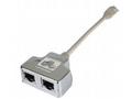 PremiumCord Modulární RJ45 distributor 2 porty 10,