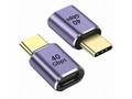 PremiumCord Adaptér USB-C Female - USB-C Male 40Gb
