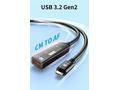 PremiumCord USB-A repeater + kabel USB-C, 10m