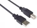 PremiumCord Kabel USB 2.0, A-B, 3m, černý