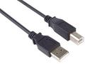 PremiumCord Kabel USB 2.0, A-B, 3m, černý
