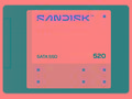 SanDisk 520 - SSD - 500 GB - interní - 2.5" - SATA