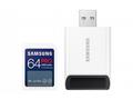 SAMSUNG PRO Ultimate SDXC 64GB + USB Adaptér, CL10