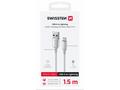 SWISSTEN DATOVÝ KABEL TEXTILE II USB, LIGHTNING 1,