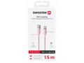 SWISSTEN DATOVÝ KABEL TEXTILE II USB-C, LIGHTNING 