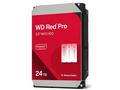 WD Red Pro, 24TB, HDD, 3.5", SATA, 7200 RPM, Červe